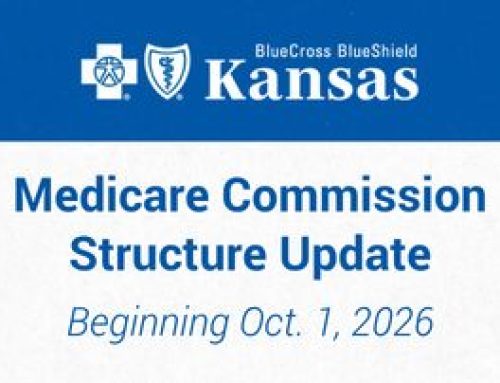 BCBSKS Medicare Commission Structure Update